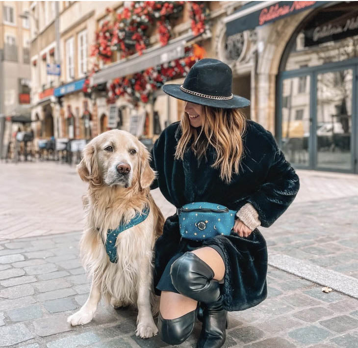 Woof + Walk Gürteltasche – Midnight Starlight