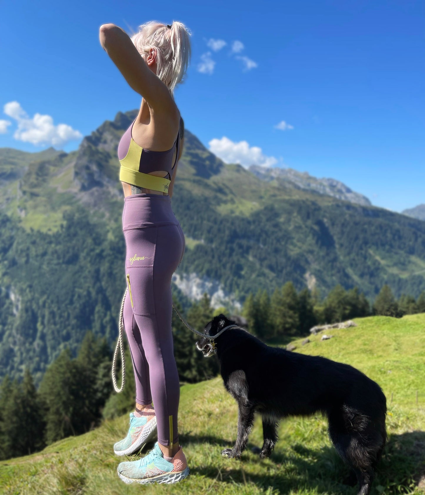 Unbranded Secondchance - Mountbatten Pink Cross-Sport Leggings 