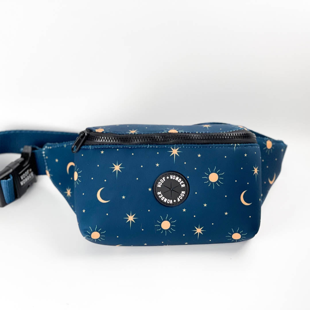 Woof + Walk Gürteltasche – Midnight Starlight