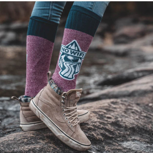 No Wifi Damen Wandersocken
