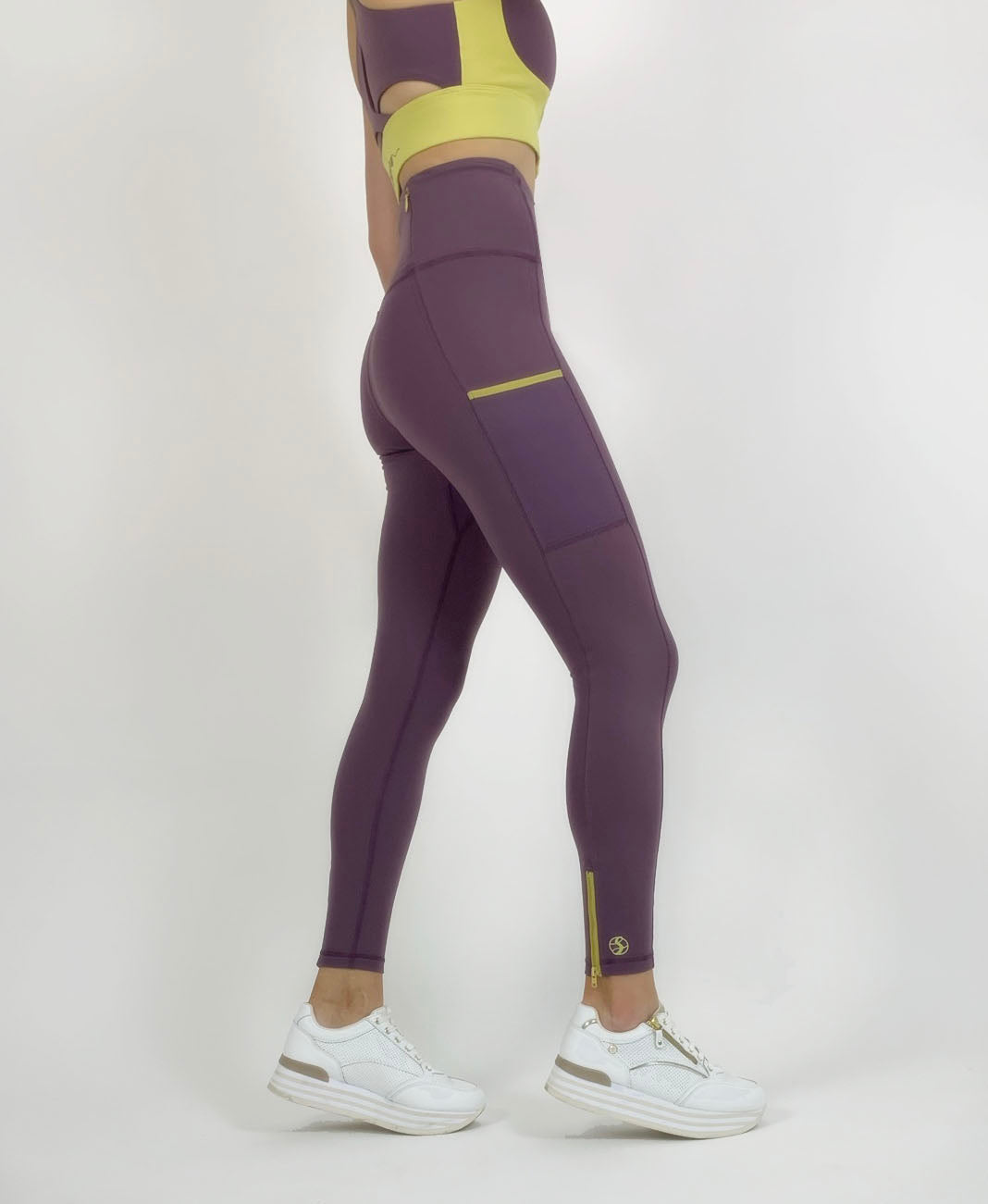 Unbranded Secondchance - Mountbatten Pink Cross-Sport Leggings 